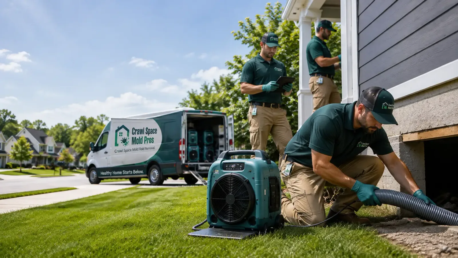 Crawl Space Mold Removal in Troy, IN